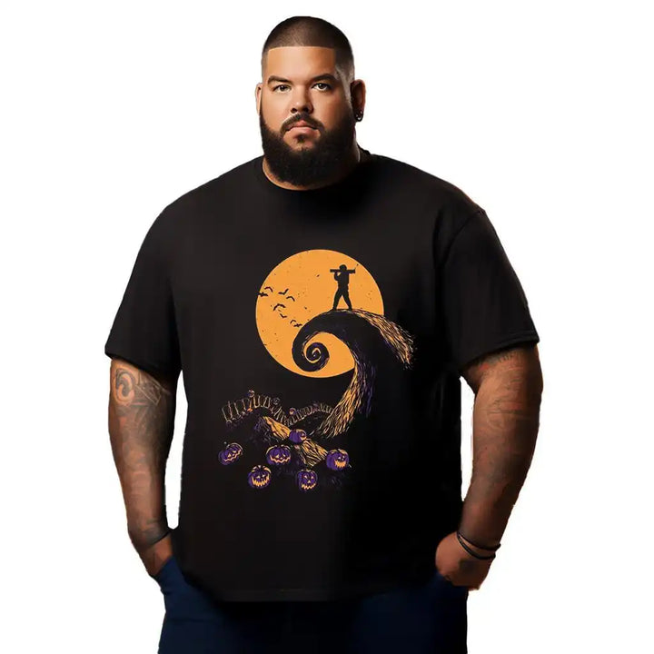 Halloween Horror Movie Night Shirt Halloween Horror T Shirt T0 5DM1 003 Men T Shirts Big and Tall Men Shirts Plus Size Short Sleeve Fashion Casual T Shirt Graphic Tee Shirts Tshirts