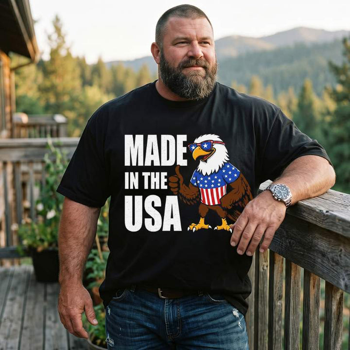 Made In The USA Patriotic Big & Tall Men Shirts