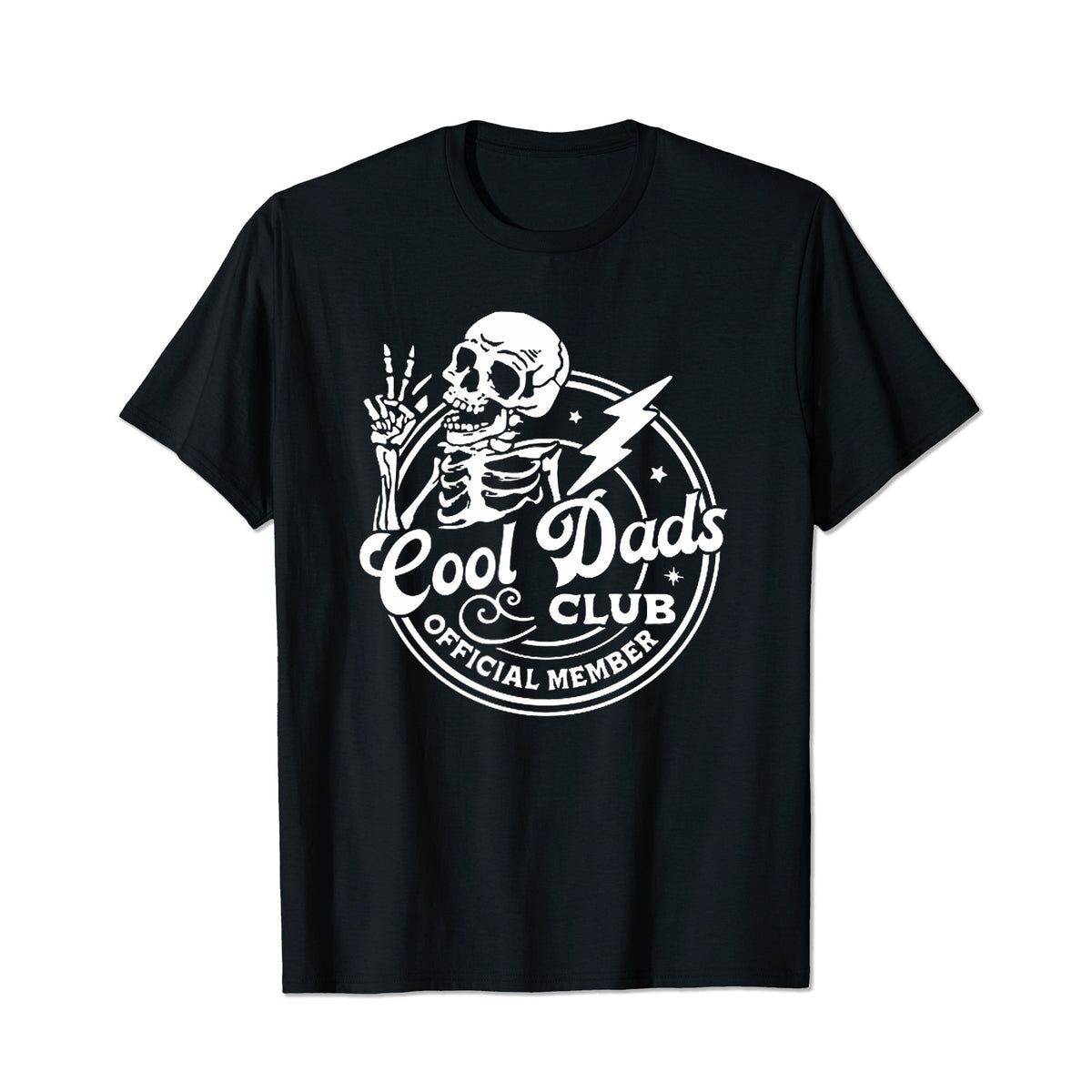 Funny Dad Fathers Day Cool Dads Club Skeleton Men T Shirts Big and Tall Men Shirts Plus Size Short Sleeve Fashion Casual T Shirt Graphic Tee Shirts Tshirts