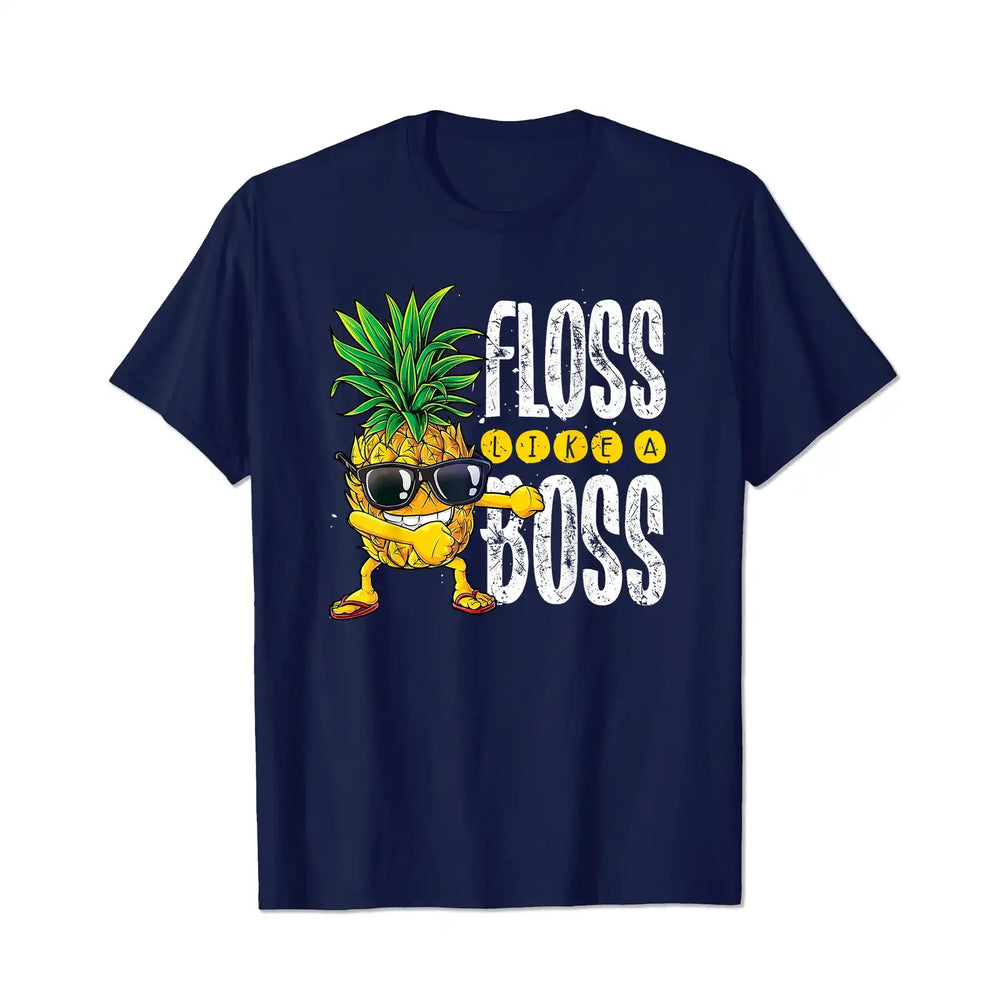 Pineapple Sunglasses 2 Men T Shirts Big and Tall Men Shirts Plus Size Short Sleeve Fashion Casual T Shirt Graphic Tee Shirts Tshirts - BigTallGuys