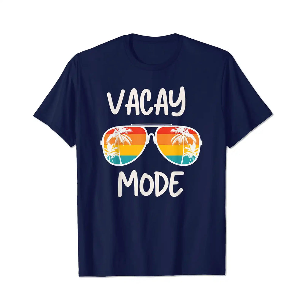 Vacay Mode 2 Men T Shirts Big and Tall Men Shirts Plus Size Short Sleeve Fashion Casual T Shirt Graphic Tee Shirts Tshirts - BigTallGuys