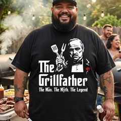 The Grillfather Men Cotton T Shirts - BigTallGuys