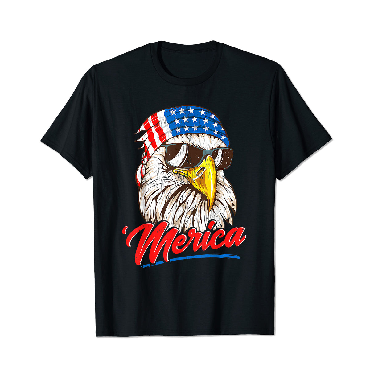 America Eagle Headband USA Flag 4th Of July Patriotic Men T Shirts Big and Tall Men Shirts Plus Size Short Sleeve Fashion Casual T Shirt Graphic Tee Shirts Tshirts