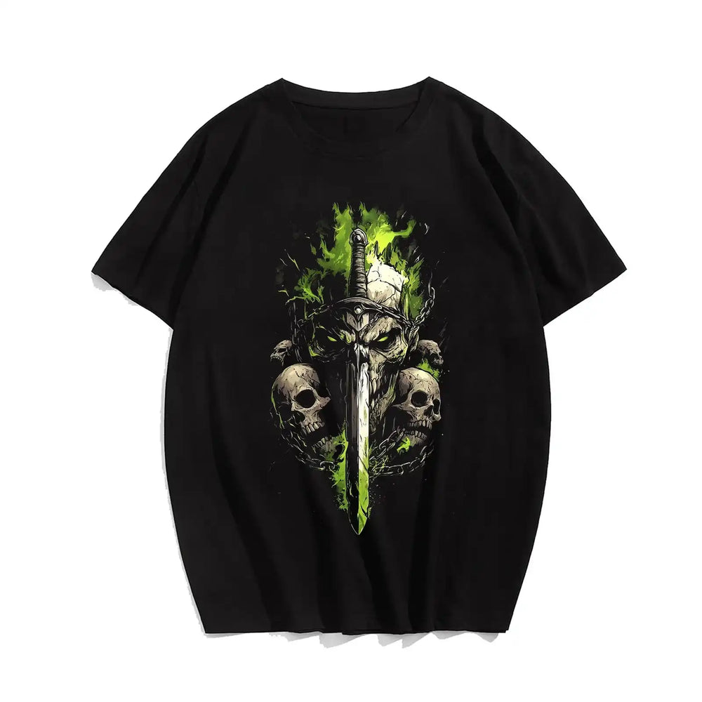 Skull Skeleton T0 5DLS 003 Men T Shirts Big and Tall Men Shirts Plus Size Short Sleeve Fashion Casual T Shirt Graphic Tee Shirts Tshirts - BigTallGuys