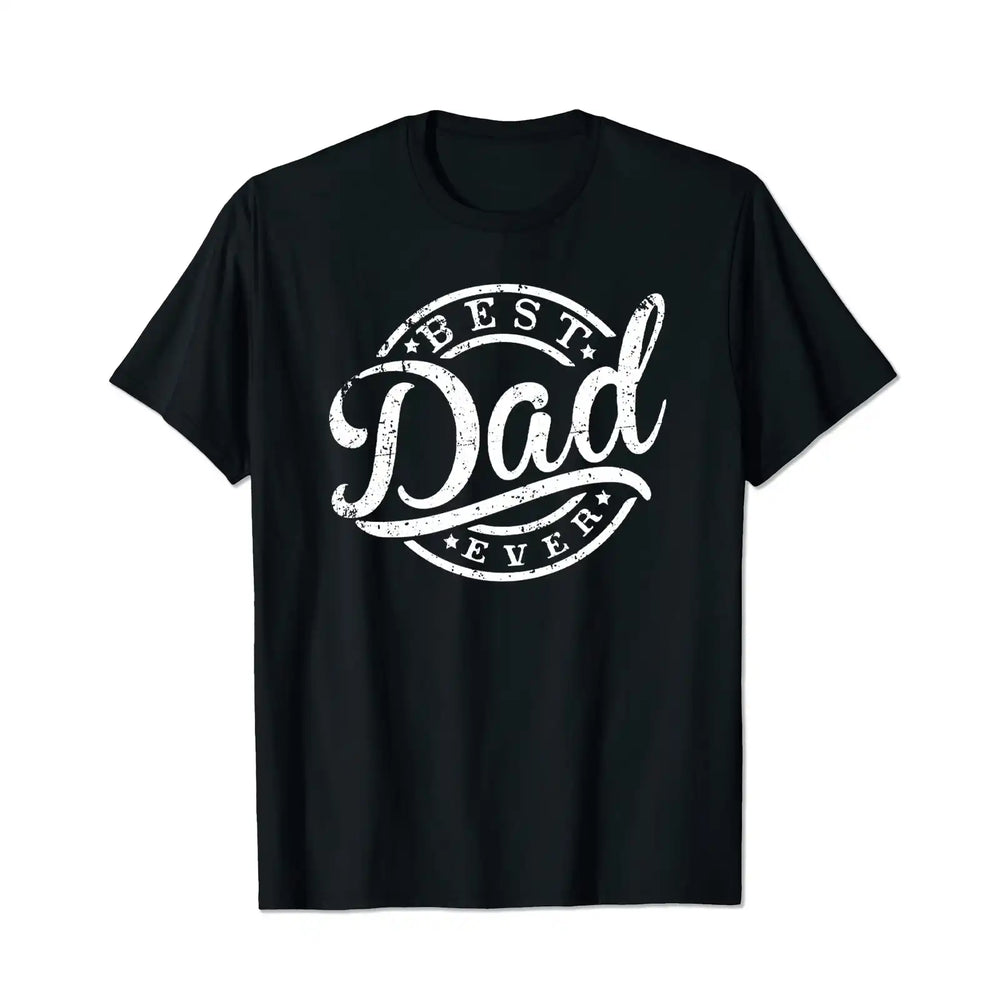 Best Dad Ever 4 Men T Shirts Big and Tall Men Shirts Plus Size Short Sleeve Fashion Casual T Shirt Graphic Tee Shirts Tshirts - BigTallGuys