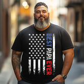 Best Papa Ever Men T Shirts Big and Tall Men Shirts Plus Size Short Sleeve Fashion Casual T Shirt Graphic Tee Shirts Tshirts - BigTallGuys