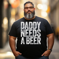 Dad Tax Men T Shirts Big and Tall Men Shirts Plus Size Short Sleeve Fashion Casual T Shirt Graphic Tee Shirts Tshirts - BigTallGuys