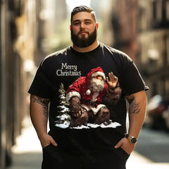 Christmas T Shirt for Men Big & Tall Men Xmas T Shirt T0 5DOJ 001 Men T Shirts Big and Tall Men Shirts Plus Size Short Sleeve Fashion Casual T Shirt Graphic Tee Shirts Tshirts - BigTallGuys