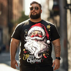 Christmas T Shirt for Men Big & Tall Men Xmas T Shirt T0 5DOJ 023 Men T Shirts Big and Tall Men Shirts Plus Size Short Sleeve Fashion Casual T Shirt Graphic Tee Shirts Tshirts - BigTallGuys