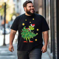 Christmas T Shirt for Men Big & Tall Men Xmas T Shirt T0 5DOJ 023 Men T Shirts Big and Tall Men Shirts Plus Size Short Sleeve Fashion Casual T Shirt Graphic Tee Shirts Tshirts - BigTallGuys