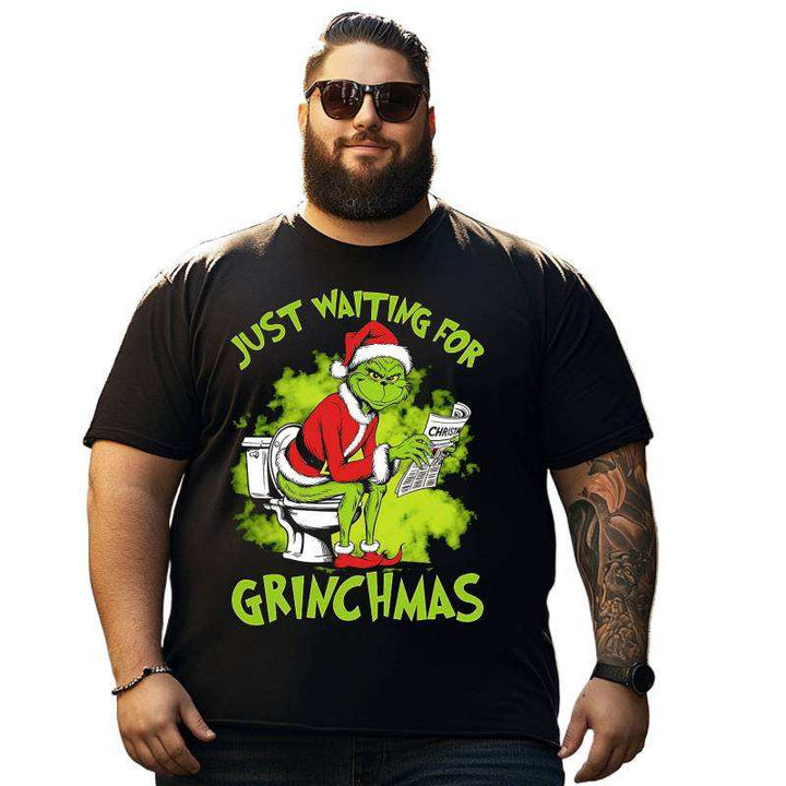 Christmas T Shirt for Men Big & Tall Men Xmas T Shirt T0 5DOJ 002 Men T Shirts Big and Tall Men Shirts Plus Size Short Sleeve Fashion Casual T Shirt Graphic Tee Shirts Tshirts
