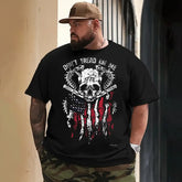 Skull Skeleton T0 5DLS 011 Men T Shirts Big and Tall Men Shirts Plus Size Short Sleeve Fashion Casual T Shirt Graphic Tee Shirts Tshirts - BigTallGuys