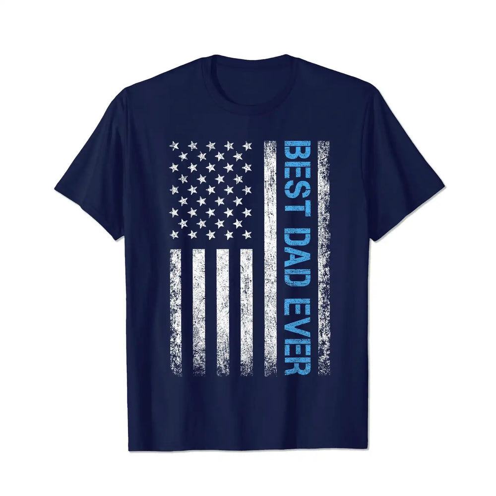 Best Dad Ever 2 Men T Shirts Big and Tall Men Shirts Plus Size Short Sleeve Fashion Casual T Shirt Graphic Tee Shirts Tshirts - BigTallGuys