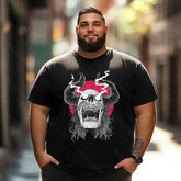 Skull Skeleton T0 5D2C 003 Men T Shirts Big and Tall Men Shirts Plus Size Short Sleeve Fashion Casual T Shirt Graphic Tee Shirts Tshirts
