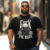 Skull Skeleton T0 5D2C 046 Men T Shirts Big and Tall Men Shirts Plus Size Short Sleeve Fashion Casual T Shirt Graphic Tee Shirts Tshirts