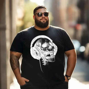 Skull Skeleton T0 5D2C 089 Men T Shirts Big and Tall Men Shirts Plus Size Short Sleeve Fashion Casual T Shirt Graphic Tee Shirts Tshirts