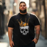 Skull Skeleton T0 5D2C 122 Men T Shirts Big and Tall Men Shirts Plus Size Short Sleeve Fashion Casual T Shirt Graphic Tee Shirts Tshirts