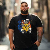 Skull Skeleton T0 5D2C 134 Men T Shirts Big and Tall Men Shirts Plus Size Short Sleeve Fashion Casual T Shirt Graphic Tee Shirts Tshirts