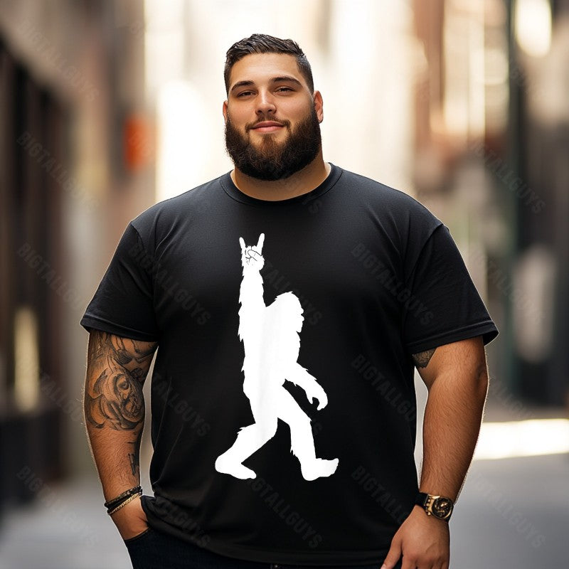 Bigfoot Sasquatch Yeti T0 5D2F 002 Men T Shirts Big and Tall Men Shirts Plus Size Short Sleeve Fashion Casual T Shirt Graphic Tee Shirts Tshirts