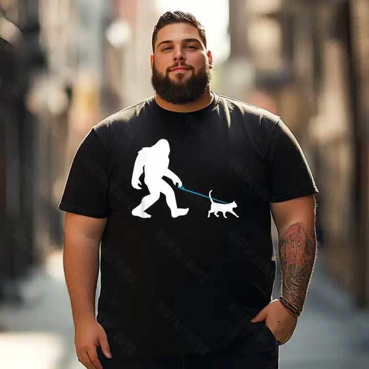 Bigfoot Sasquatch Yeti T0 5D2F 003 Men T Shirts Big and Tall Men Shirts Plus Size Short Sleeve Fashion Casual T Shirt Graphic Tee Shirts Tshirts