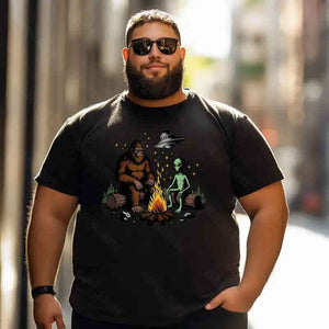 Bigfoot Sasquatch Yeti T0 5D2F 013 Men T Shirts Big and Tall Men Shirts Plus Size Short Sleeve Fashion Casual T Shirt Graphic Tee Shirts Tshirts