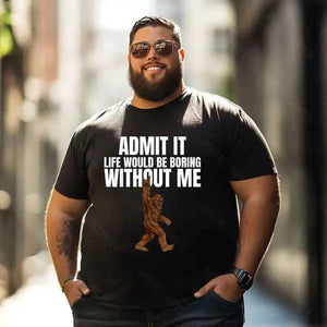 Bigfoot Sasquatch Yeti T0 5D2F 019 Men T Shirts Big and Tall Men Shirts Plus Size Short Sleeve Fashion Casual T Shirt Graphic Tee Shirts Tshirts