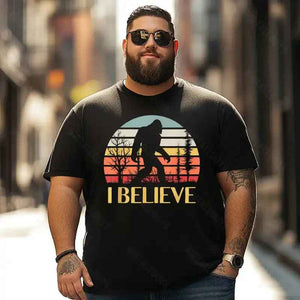 Bigfoot Sasquatch Yeti T0 5D2F 023 Men T Shirts Big and Tall Men Shirts Plus Size Short Sleeve Fashion Casual T Shirt Graphic Tee Shirts Tshirts
