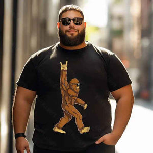 Bigfoot Sasquatch Yeti T0 5D2F 025 Men T Shirts Big and Tall Men Shirts Plus Size Short Sleeve Fashion Casual T Shirt Graphic Tee Shirts Tshirts