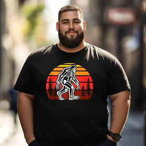 Bigfoot Sasquatch Yeti T0 5D2F 029 Men T Shirts Big and Tall Men Shirts Plus Size Short Sleeve Fashion Casual T Shirt Graphic Tee Shirts Tshirts