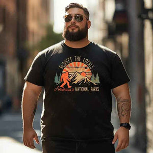 Bigfoot Sasquatch Yeti T0 5D2F 034 Men T Shirts Big and Tall Men Shirts Plus Size Short Sleeve Fashion Casual T Shirt Graphic Tee Shirts Tshirts