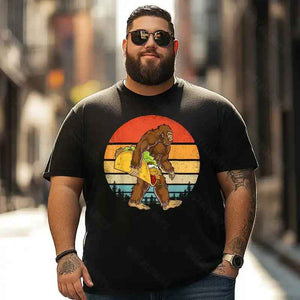 Bigfoot Sasquatch Yeti T0 5D2F 035 Men T Shirts Big and Tall Men Shirts Plus Size Short Sleeve Fashion Casual T Shirt Graphic Tee Shirts Tshirts