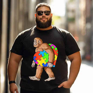 Bigfoot Sasquatch Yeti T0 5D2F 037 Men T Shirts Big and Tall Men Shirts Plus Size Short Sleeve Fashion Casual T Shirt Graphic Tee Shirts Tshirts
