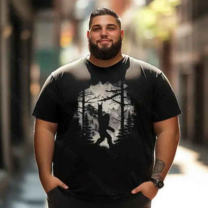 Bigfoot Sasquatch Yeti T0 5D2F 040 Men T Shirts Big and Tall Men Shirts Plus Size Short Sleeve Fashion Casual T Shirt Graphic Tee Shirts Tshirts