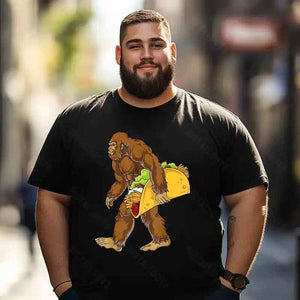 Bigfoot Sasquatch Yeti T0 5D2F 041 Men T Shirts Big and Tall Men Shirts Plus Size Short Sleeve Fashion Casual T Shirt Graphic Tee Shirts Tshirts