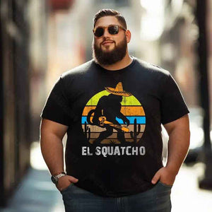Bigfoot Sasquatch Yeti T0 5D2F 045 Men T Shirts Big and Tall Men Shirts Plus Size Short Sleeve Fashion Casual T Shirt Graphic Tee Shirts Tshirts