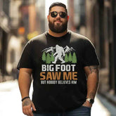 Bigfoot Sasquatch Yeti T0 5D2F 047 Men T Shirts Big and Tall Men Shirts Plus Size Short Sleeve Fashion Casual T Shirt Graphic Tee Shirts Tshirts
