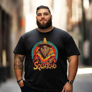 Bigfoot Sasquatch Yeti T0 5D2F 050 Men T Shirts Big and Tall Men Shirts Plus Size Short Sleeve Fashion Casual T Shirt Graphic Tee Shirts Tshirts