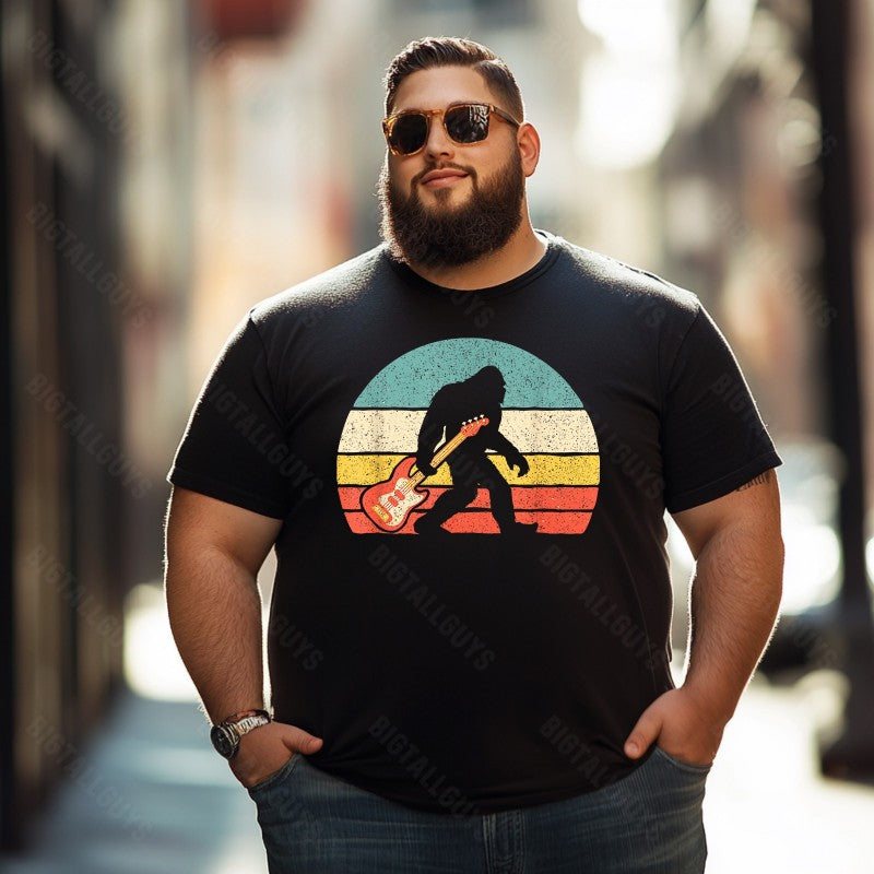 Bigfoot Sasquatch Yeti T0 5D2F 057 Men T Shirts Big and Tall Men Shirts Plus Size Short Sleeve Fashion Casual T Shirt Graphic Tee Shirts Tshirts