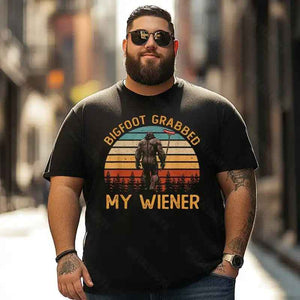 Bigfoot Sasquatch Yeti T0 5D2F 059 Men T Shirts Big and Tall Men Shirts Plus Size Short Sleeve Fashion Casual T Shirt Graphic Tee Shirts Tshirts