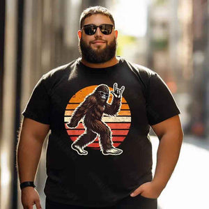 Bigfoot Sasquatch Yeti T0 5D2F 061 Men T Shirts Big and Tall Men Shirts Plus Size Short Sleeve Fashion Casual T Shirt Graphic Tee Shirts Tshirts