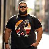 Bigfoot Sasquatch Yeti T0 5D2F 061 Men T Shirts Big and Tall Men Shirts Plus Size Short Sleeve Fashion Casual T Shirt Graphic Tee Shirts Tshirts