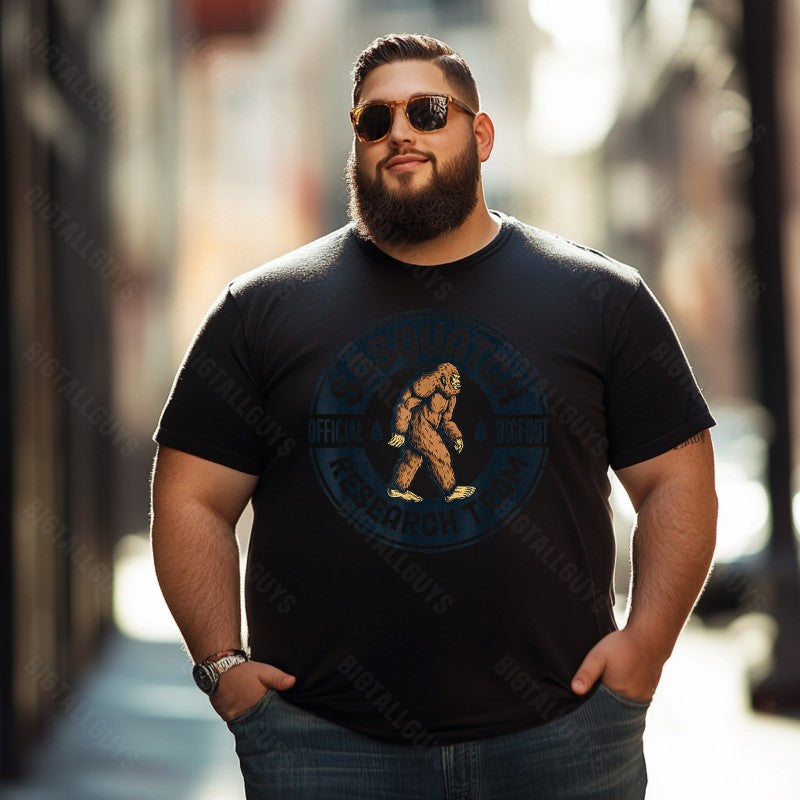 Bigfoot Sasquatch Yeti T0 5D2F 069 Men T Shirts Big and Tall Men Shirts Plus Size Short Sleeve Fashion Casual T Shirt Graphic Tee Shirts Tshirts