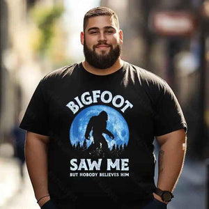 Bigfoot Sasquatch Yeti T0 5D2F 077 Men T Shirts Big and Tall Men Shirts Plus Size Short Sleeve Fashion Casual T Shirt Graphic Tee Shirts Tshirts