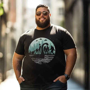 Bigfoot Sasquatch Yeti T0 5D2F 079 Men T Shirts Big and Tall Men Shirts Plus Size Short Sleeve Fashion Casual T Shirt Graphic Tee Shirts Tshirts
