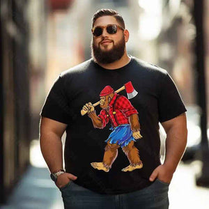 Bigfoot Sasquatch Yeti T0 5D2F 081 Men T Shirts Big and Tall Men Shirts Plus Size Short Sleeve Fashion Casual T Shirt Graphic Tee Shirts Tshirts