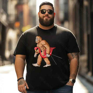 Bigfoot Sasquatch Yeti T0 5D2F 083 Men T Shirts Big and Tall Men Shirts Plus Size Short Sleeve Fashion Casual T Shirt Graphic Tee Shirts Tshirts
