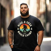 Bigfoot Sasquatch Yeti T0 5D2F 086 Men T Shirts Big and Tall Men Shirts Plus Size Short Sleeve Fashion Casual T Shirt Graphic Tee Shirts Tshirts