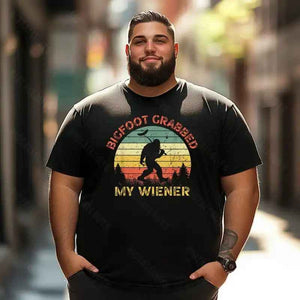 Bigfoot Sasquatch Yeti T0 5D2F 088 Men T Shirts Big and Tall Men Shirts Plus Size Short Sleeve Fashion Casual T Shirt Graphic Tee Shirts Tshirts