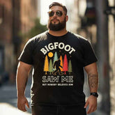 Bigfoot Sasquatch Yeti T0 5D2F 094 Men T Shirts Big and Tall Men Shirts Plus Size Short Sleeve Fashion Casual T Shirt Graphic Tee Shirts Tshirts