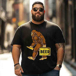 Bigfoot Sasquatch Yeti T0 5D2F 095 Men T Shirts Big and Tall Men Shirts Plus Size Short Sleeve Fashion Casual T Shirt Graphic Tee Shirts Tshirts